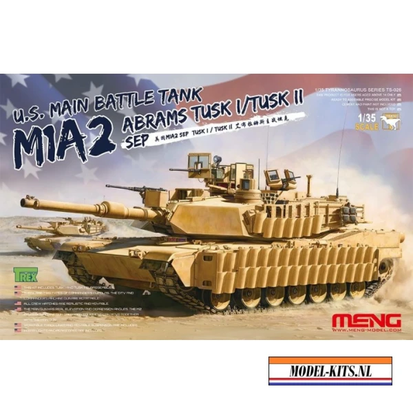 U.S. MAIN BATTLE TANK M1A2 ABRAMS TUSK I