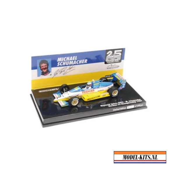 1989 Reynard Spies F893 #2 Michael Schumacher German F3