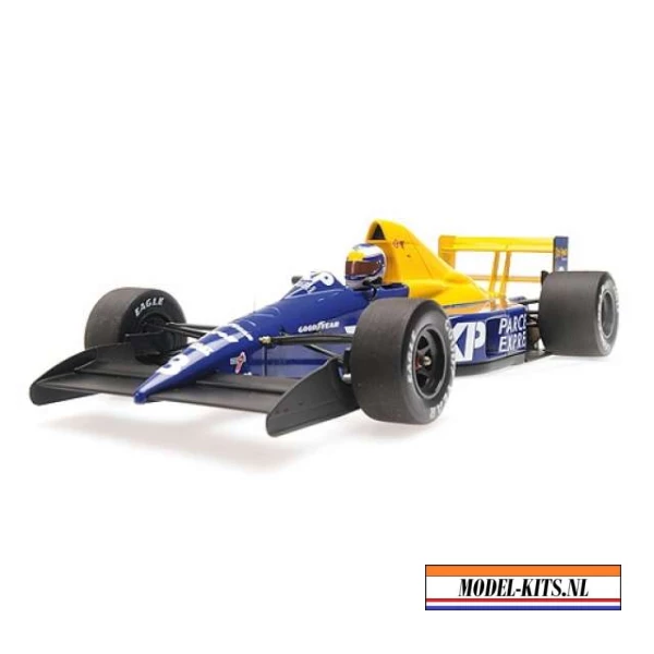 1989 Tyrrel Ford 018 #3 Jonathan Palmer French GP, blue