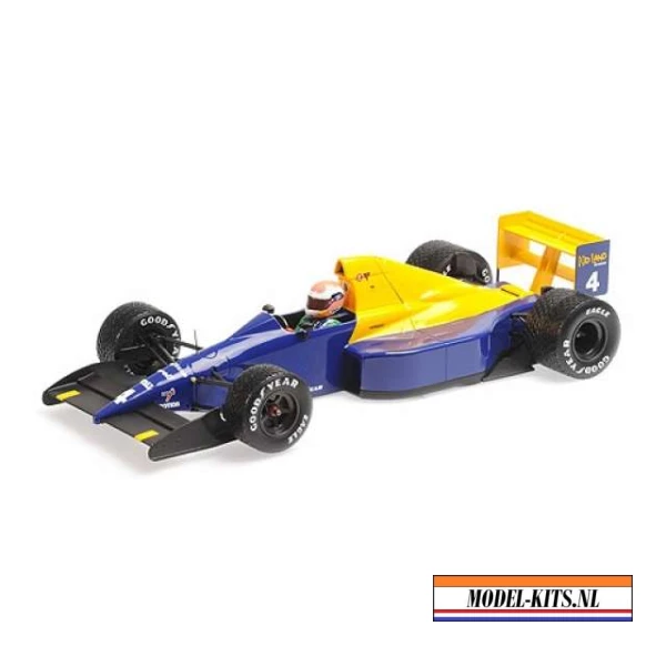 1989 Tyrrel Ford 018 Johnny Herbert Belgian GP, blu