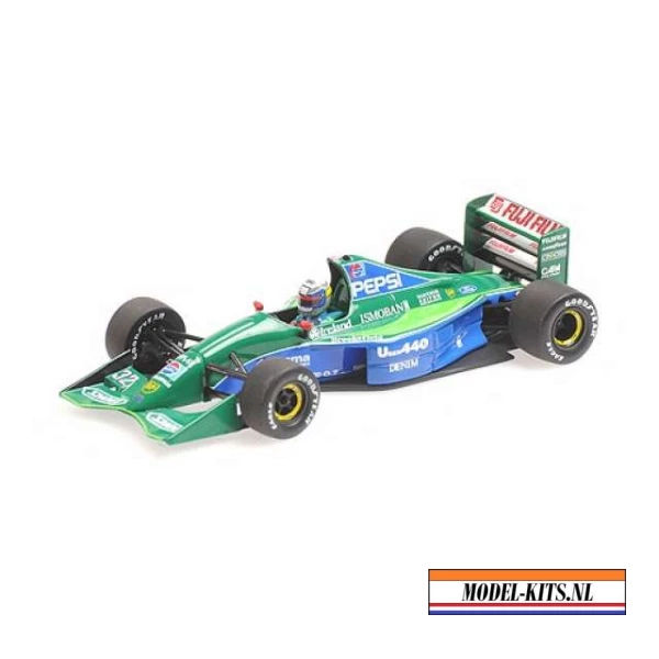 1991 Jordan Ford 191 Alessandro Zanardi Japanese GP, blue