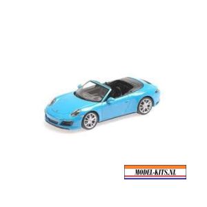 2017 Porsche 911 991.2 Carrera 4S Cabriolet, blue