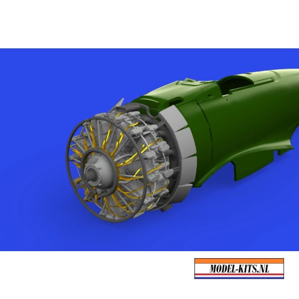 A6M2 N RUFE ENGINE COMPLETE PRINT