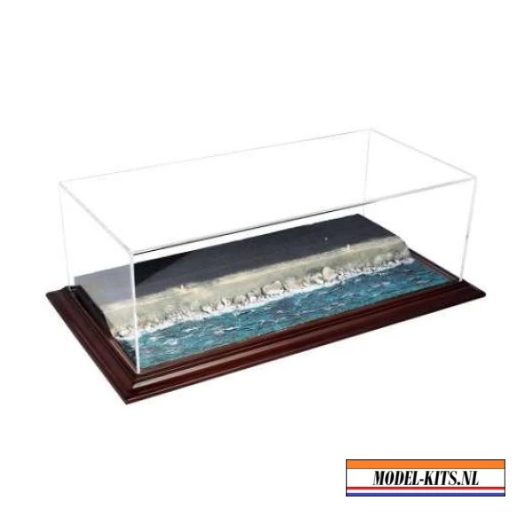 Diorama Based Display Case. Model Murefte  Sea Side