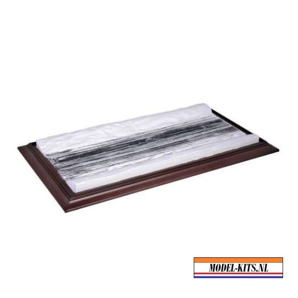 Diorama Based Display Case. Model Snow Road 1
