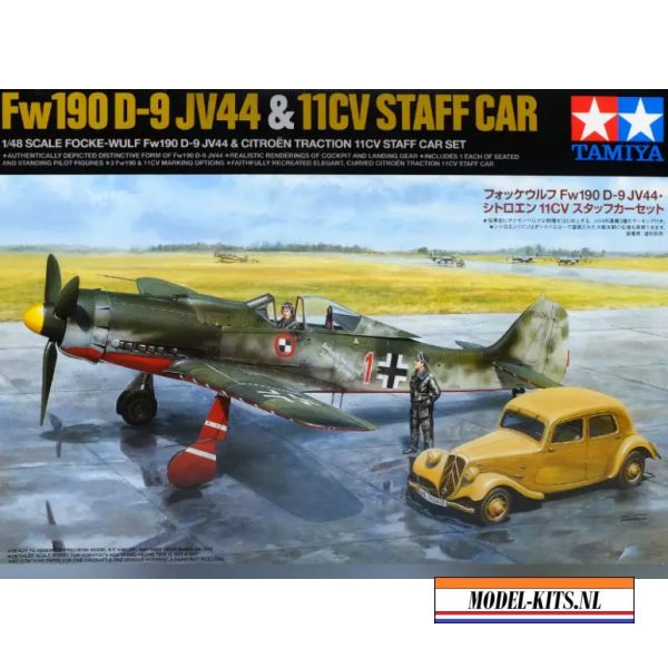 FOCKE WULF FW190 D 9 JV44 & CITROEN 11CV STAFF CAR SET