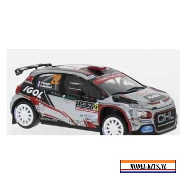 2019 Citroen C3 R5 #22 Rallye Monte Carlo, white