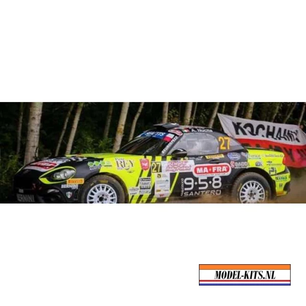2019 Fiat Abarth 124 RGT #27 Rallye Poland, yellow