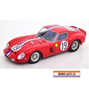 962 Ferrari 250 GTO #19 2nd 24h Le Mans, red