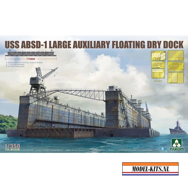 USS ABSD 1 LARGE AUXILIARY FLOATING DRY DOCK