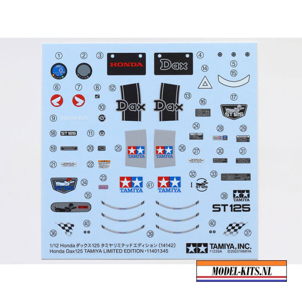 HONDA DAX 125 TAMIYA LIMITED EDITION 9