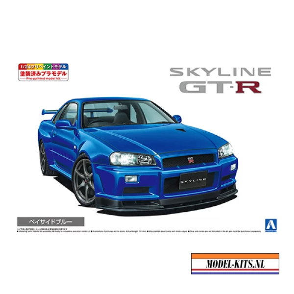 NISSAN BNR34 SKYLINE GT R SPEC II 2000 BAYSIDE BLUE