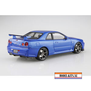 NISSAN BNR34 SKYLINE GT R SPEC II 2000 BAYSIDE BLUE 2