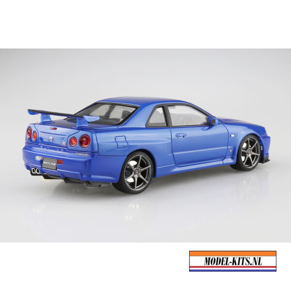 NISSAN BNR34 SKYLINE GT R SPEC II 2000 BAYSIDE BLUE 2
