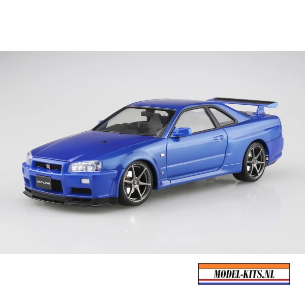 NISSAN BNR34 SKYLINE GT R SPEC II 2000 BAYSIDE BLUE