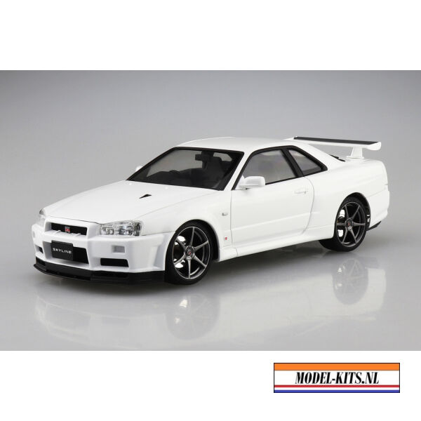 NISSAN BNR34 SKYLINE GT R SPEC II 2000 WHITE 1