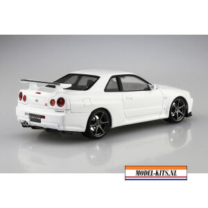 NISSAN BNR34 SKYLINE GT R SPEC II 2000 WHITE 2