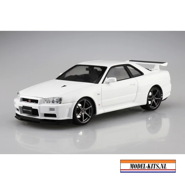NISSAN BNR34 SKYLINE GT R SPEC II 2000 WHITE