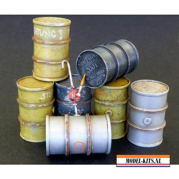 GERMAN FUEL BARRELS