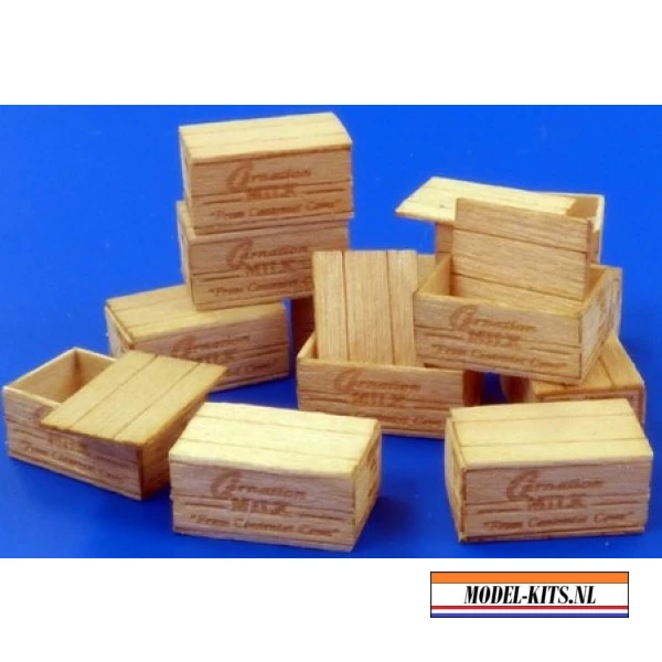 U.S. WOODEN CRATES FOR CONDENSED MILK