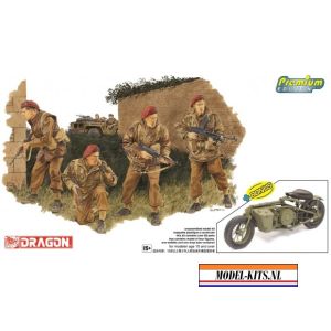 2ND SAS REGIMENT WITH WELBIKE AND DROP TUBE CONTAINER FRANCE