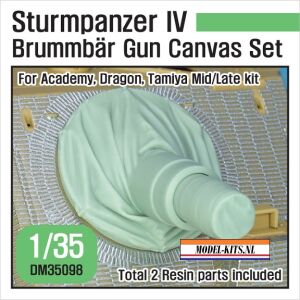 GERMAN STURMPANZER IV BRUMMBAR GUN CANVAS SET