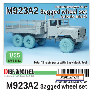 M923A2 BIG FOOT TRUCK GOODYEAR SAGGED WHEEL SET