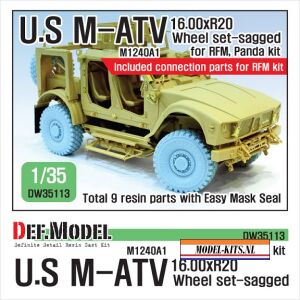 US M1240A1 MATV SAGGED WHEEL SET