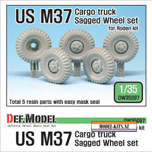 US M37 CARGO TRUCK SAGGED WHEEL SET