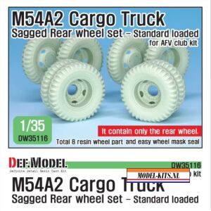 US M54A2 CARGO TRUCK SAGGED REAR WHEEL SET