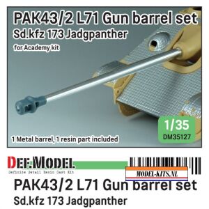WWII GERMAN JAGDPANTHER PAK432 L71 GUN