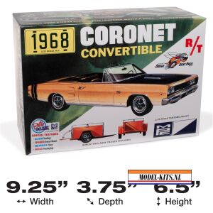 1968 DODGE CORONET CONVERTIBLE WITH TRAILER 2