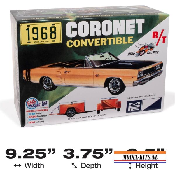 1968 DODGE CORONET CONVERTIBLE WITH TRAILER 2