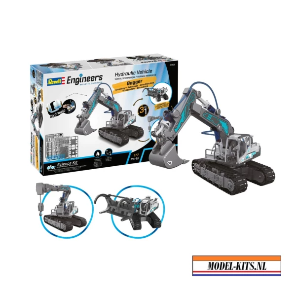 Hydraulic Excavator 3 in 1
