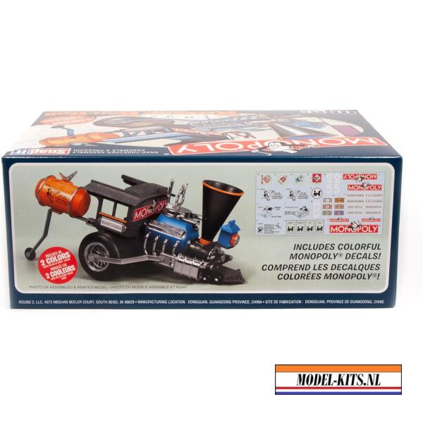 MONOPOLY READING RAIL ROD CUSTOM LOCOMOTIVE 3