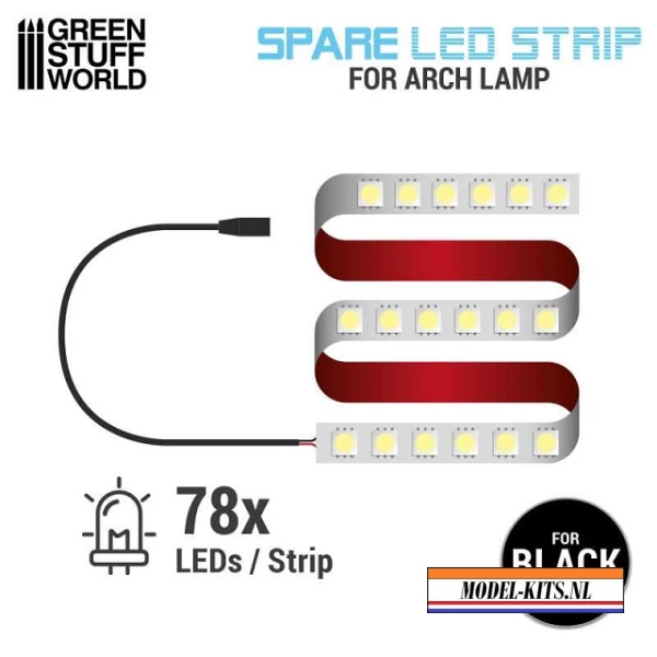 REPLACEMENT LED STRIP FOR ARCH LAMP   BLACK