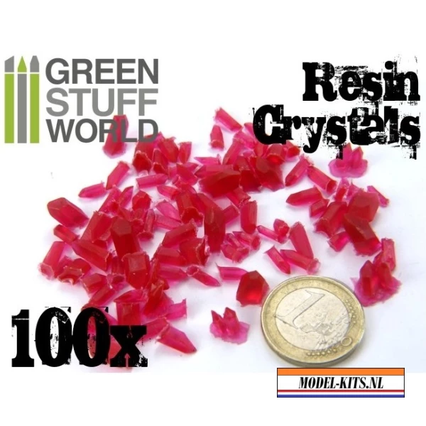RESIN CRYSTALS   RED