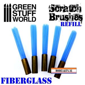 SCRATCH BRUSHES REFILL   FIBERGLASS
