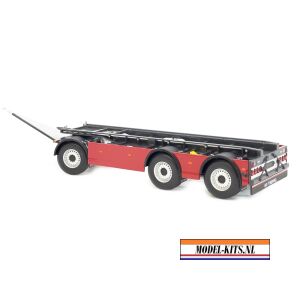 GS Meppel Haaklift Container trailer Rood 1