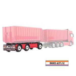 GS Meppel Haaklift Container trailer Rood 2