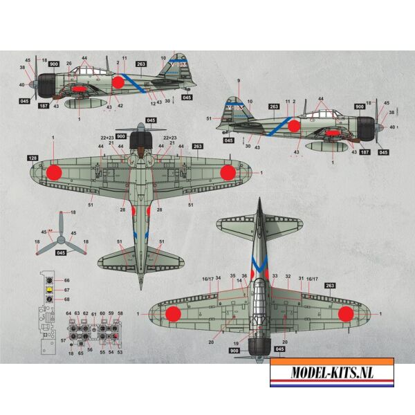 MITSUBISHI A6M2 ZERO 1