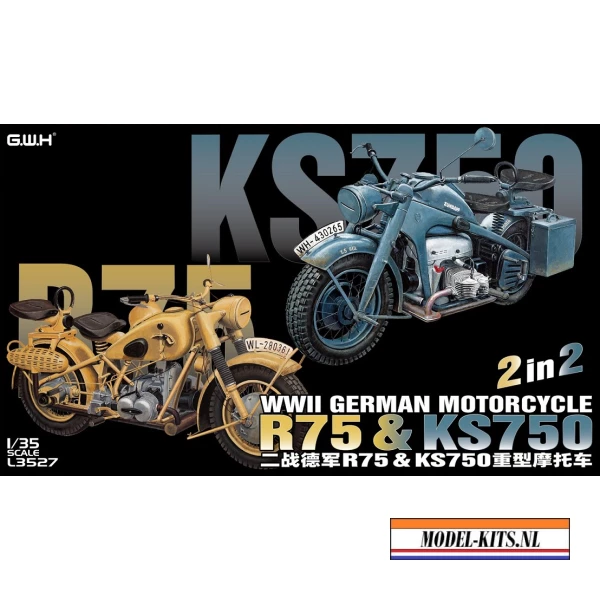 R75 & KS750 WWII GERMAN MOTORCYCLE 2IN2