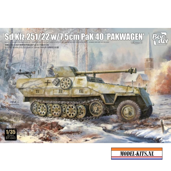 SD. KFZ. 251 22 WITH 7.5CM PAK40 PAKWAGEN