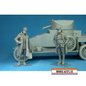 BRITISH RNAS ARM CAR PETTY OFFICER