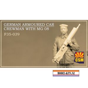 GERMAN ARMOURED CAR CREWMAN WITH MG08