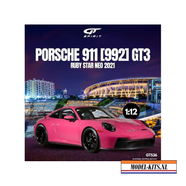 2021 Porsche 911 (992) GT3 Resin Series ruby star neo