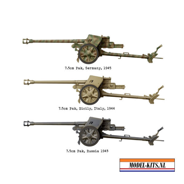 GERMAN 7.5CM PAK40 (MID LATE) 2IN1 3