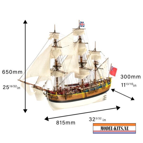 HMS ENDEAVOUR WITH LIGHTS 2021 3