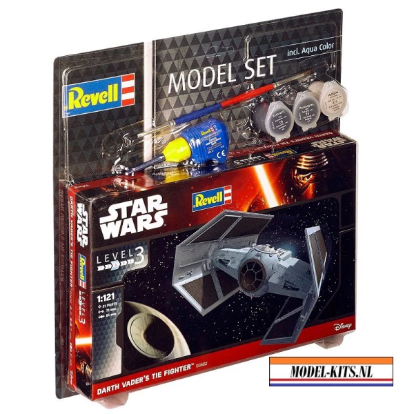 DARTH VADER'S TIE FIGHTER   STAR WARS   MODEL SET