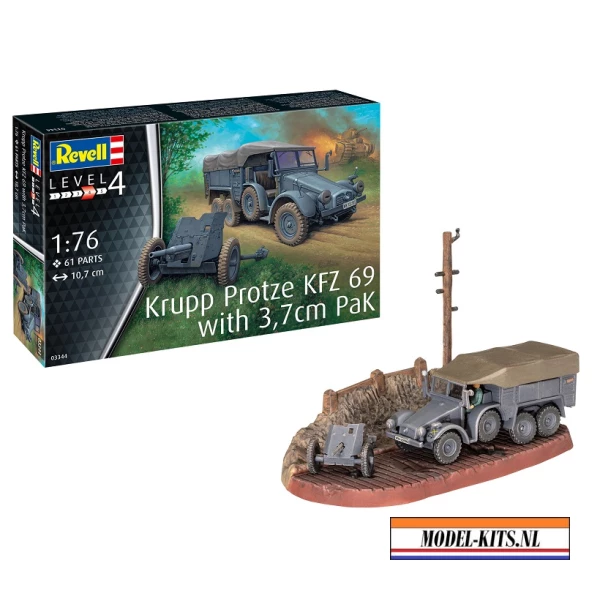 KRUPP PROTZE KFZ 69 WITH 3,7CM PAK